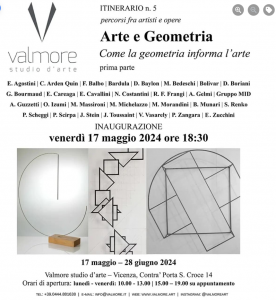 2024 - ARTE & GEOMETRIA - Valmore Studio d'Arte- VICENZA